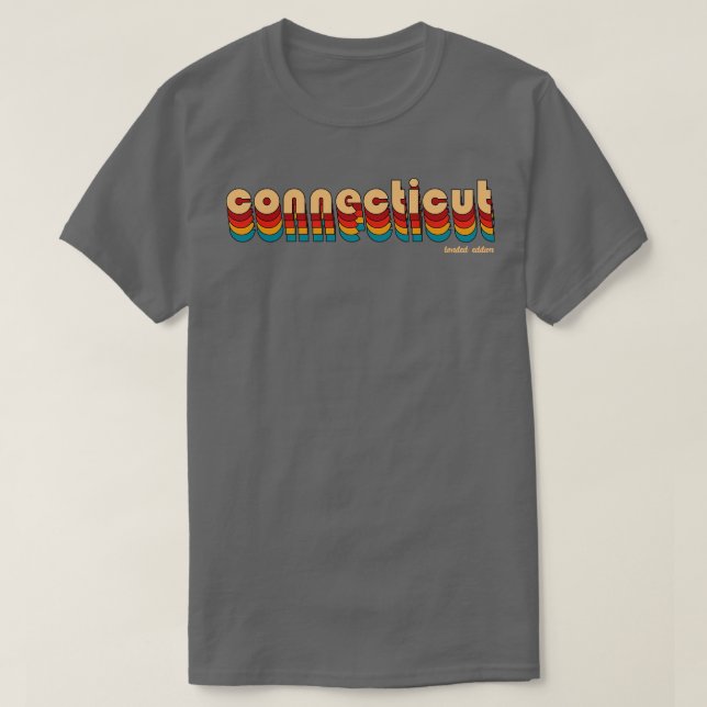 Connecticut retro T-Shirt (Design Front)