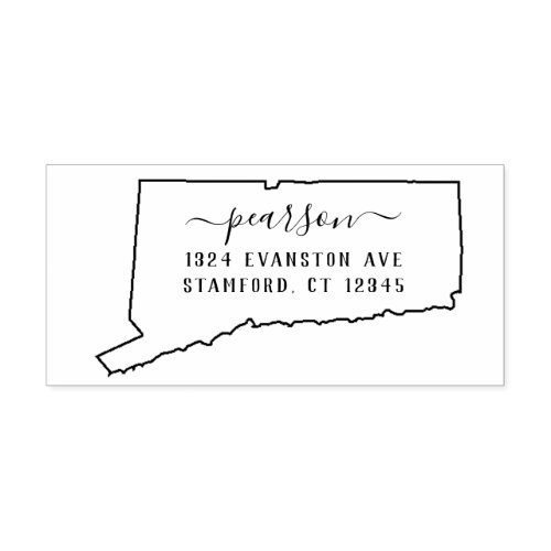 Connecticut Return Address Stamp Self_Inking