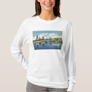 Connecticut River View of the Hartfort Skyline T-Shirt