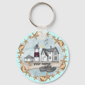 Connecticut Shells Lighthouse keychain