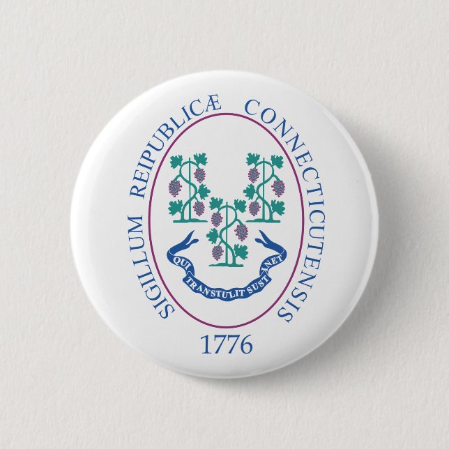 Connecticut sign button (Front)