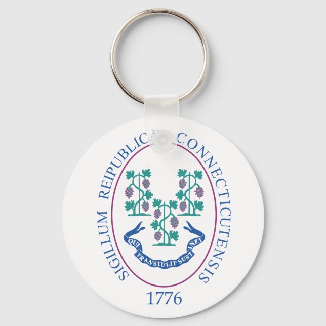 Connecticut sign keychain (Front)