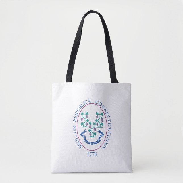 Connecticut sign tote bag (Front)