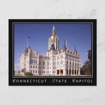 Connecticut State Capitol Building In Hartford Postcard by HTMimages at Zazzle