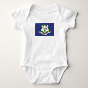 Connecticut State Flag Baby Bodysuit