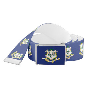 Connecticut State Flag Belt