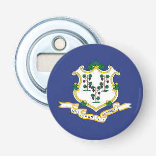 Connecticut State Flag Bottle Opener