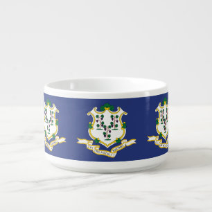 Connecticut State Flag Bowl