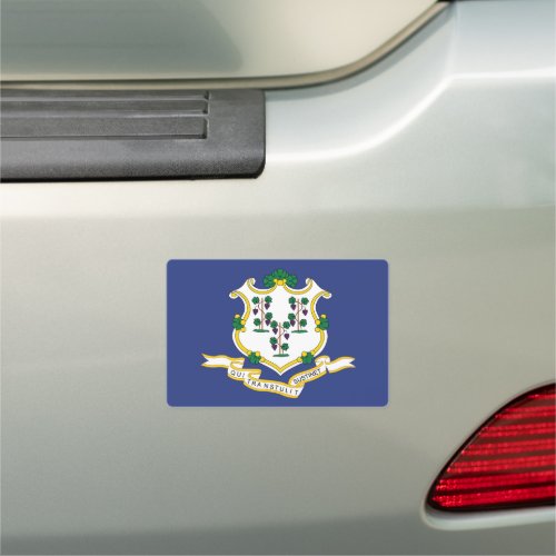 Connecticut State Flag Car Magnet