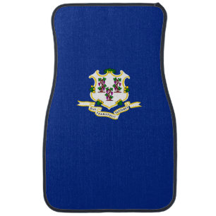 Connecticut State Flag Design Car Mat