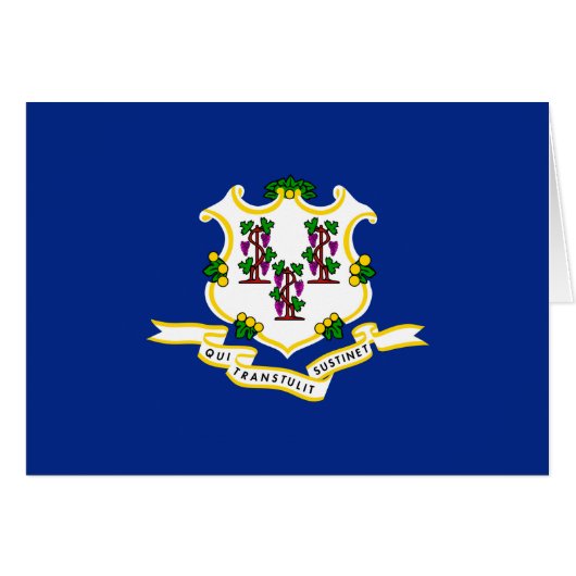 Connecticut State Flag Design Cards (Front Horizontal)