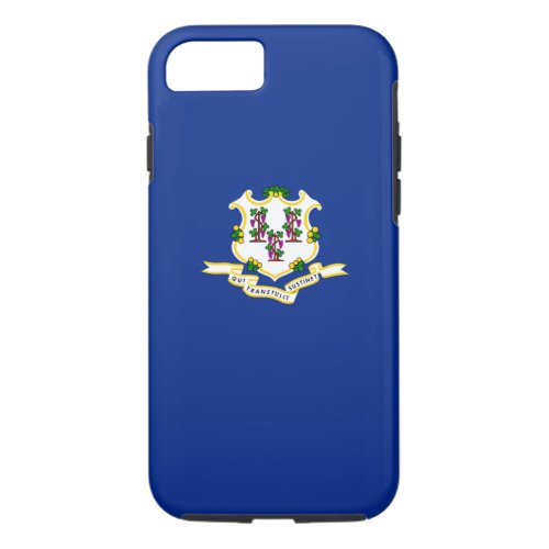 Connecticut State Flag Design iPhone 87 Case