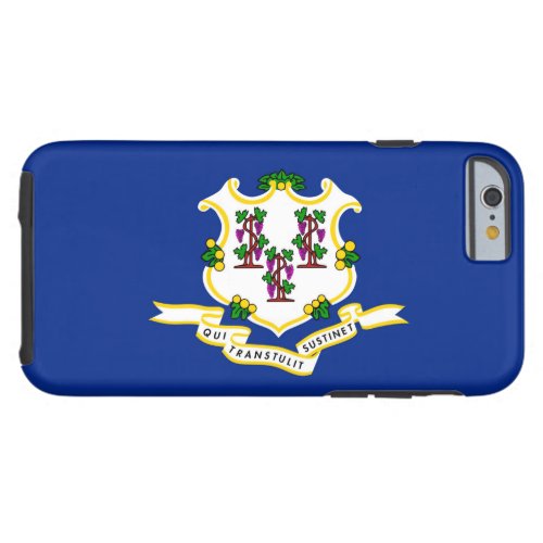 Connecticut State Flag Design Decor Tough iPhone 6 Case