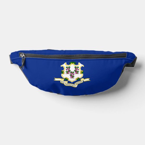 Connecticut State Flag Design Fanny Pack