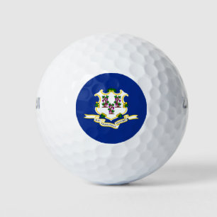 Connecticut State Flag Design Golf Balls