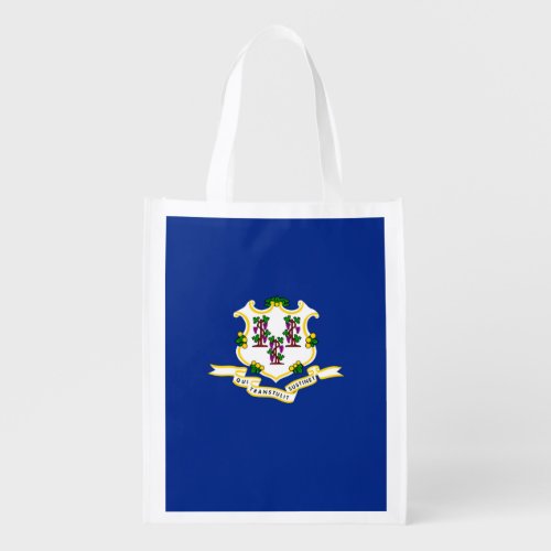 Connecticut State Flag Design Grocery Bag
