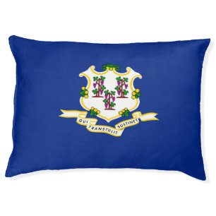 Connecticut State Flag Design Pet Bed