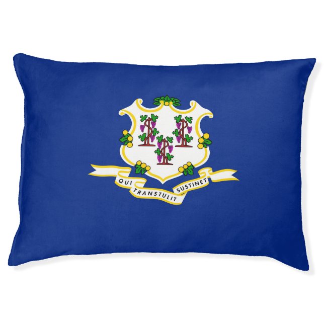 Connecticut State Flag Design Pet Bed (Front)