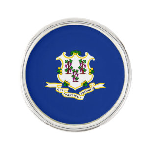 Connecticut State Flag Design Pin