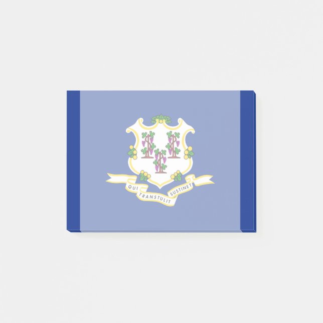 Connecticut State Flag Design Post-it Notes (Front)