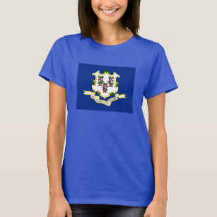 Connecticut State Flag Design T-Shirt