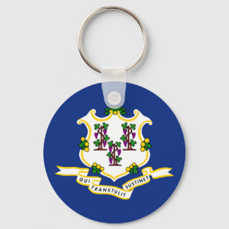 Connecticut State Flag Keychain