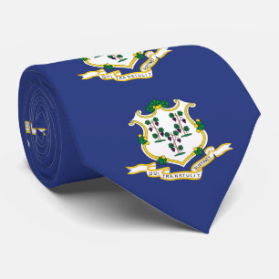 Connecticut State Flag Neck Tie