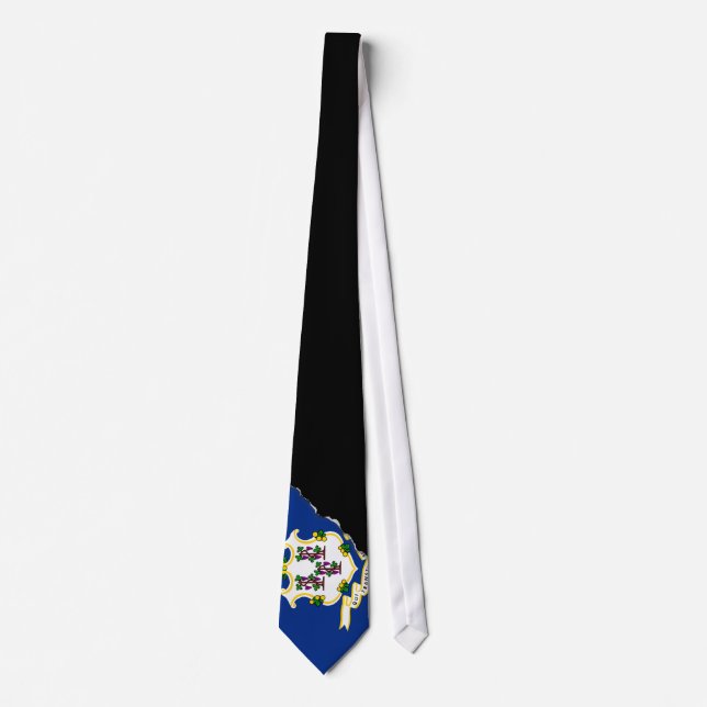 Connecticut State Flag Neck Tie (Front)