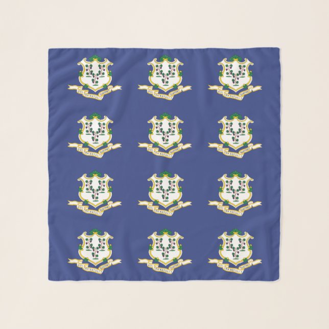 Connecticut State Flag Scarf (Front)