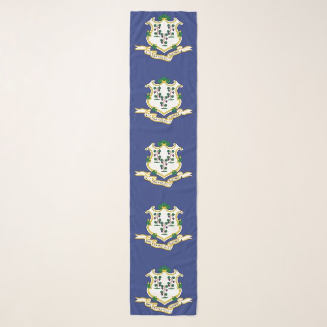 Connecticut State Flag Scarf (Front)