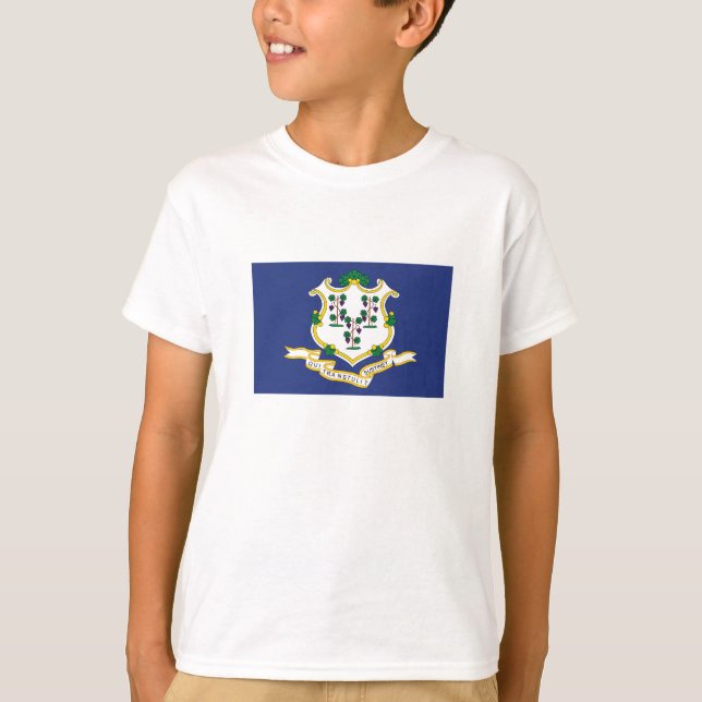 Connecticut State Flag T-Shirt (Front)