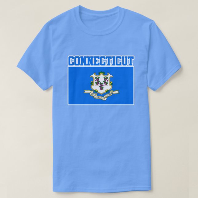 Connecticut State Flag T-Shirt (Design Front)