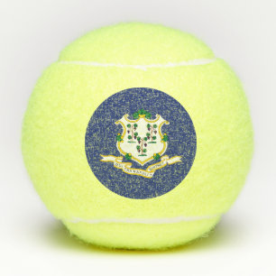 Connecticut State Flag Tennis Balls