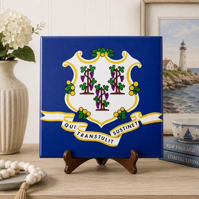 Connecticut State Flag Tile (Creator Uploaded)