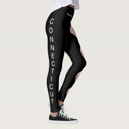 Connecticut State Flower Mountain Laurel Leggings