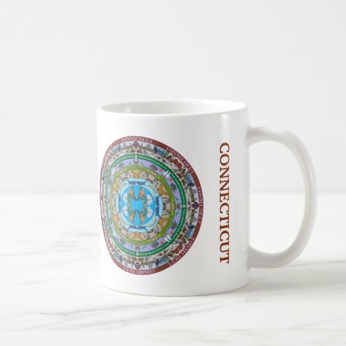 Connecticut State Mandala Mug