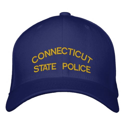 CONNECTICUT STATE POLICE EMBROIDERED BASEBALL HAT