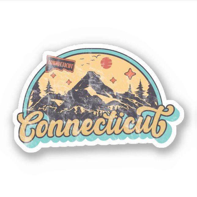Connecticut State Sticker (Front)