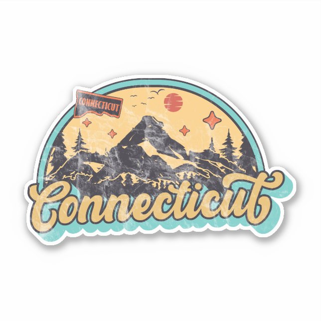 Connecticut State Sticker (Front)