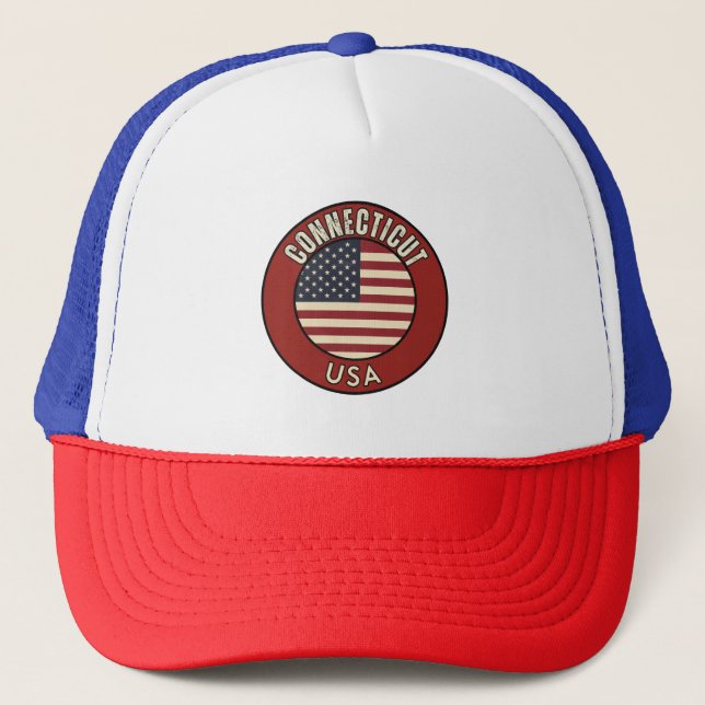 Connecticut State Trucker Hat (Front)