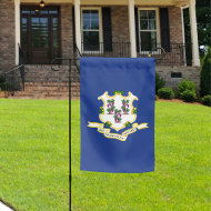 Connecticut State Vertical Garden Flag