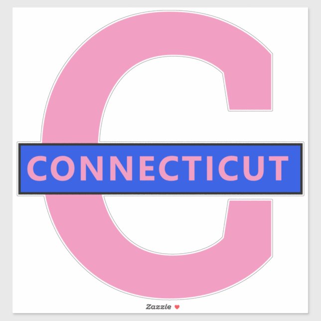 CONNECTICUT STICKER (Sheet)