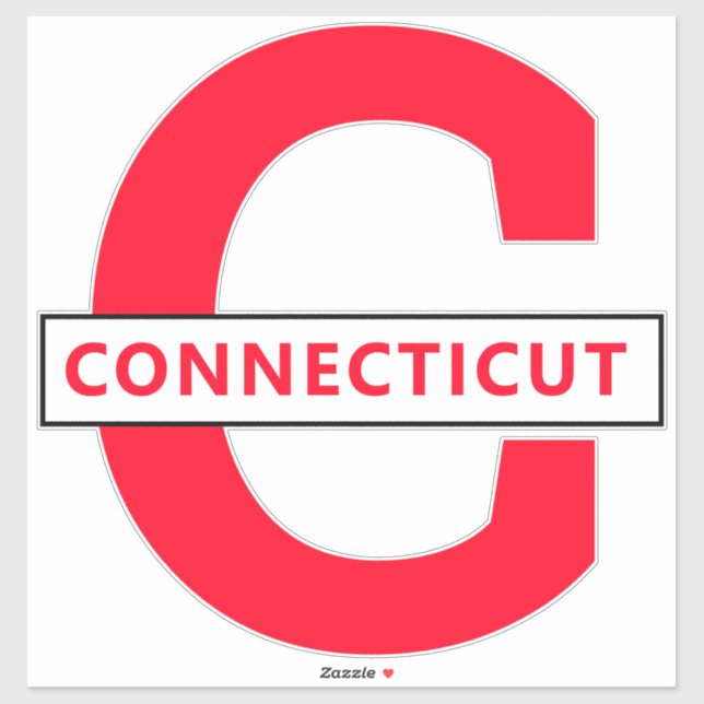 CONNECTICUT STICKER (Sheet)