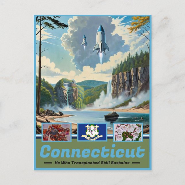 Connecticut Surreal Splendor: Keepsake Postcard (Front)