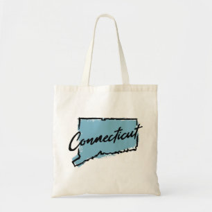 Connecticut T-Shirt Tote Bag