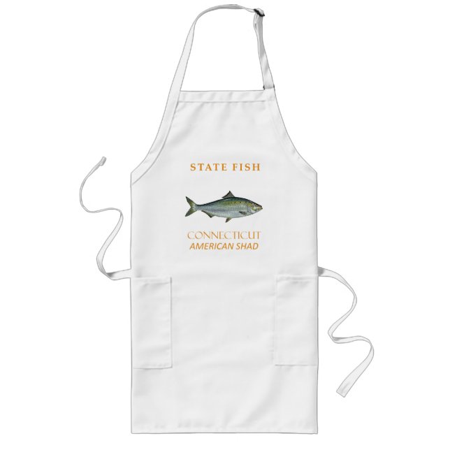 Connecticut Territory Fish The American Shad Long Apron (Front)
