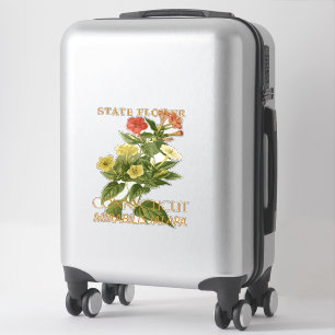 Connecticut Territory Flower Mirabilis jalapa Sticker
