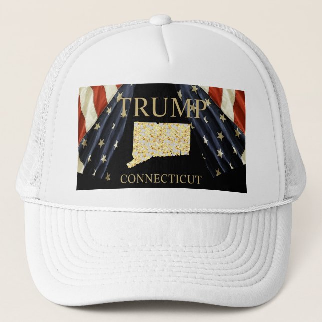CONNECTICUT  TRUCKER HAT (Front)