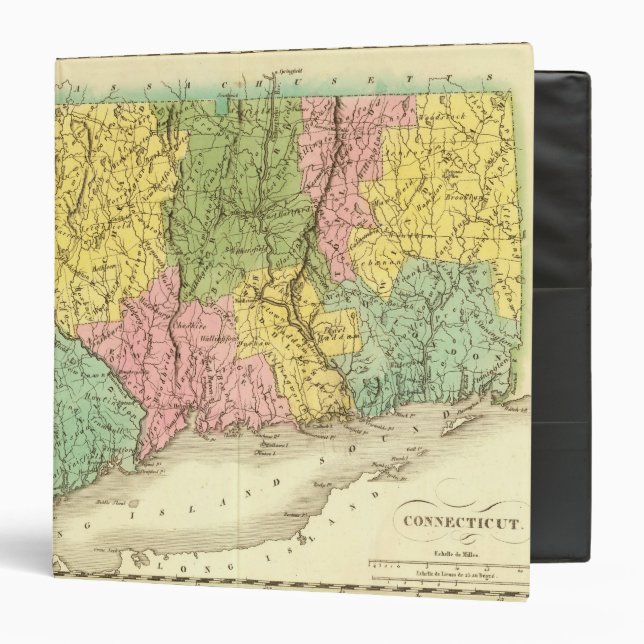 Connecticut US 3 Ring Binder (Front/Inside)