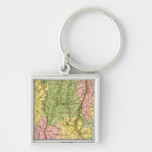 Connecticut US Keychain